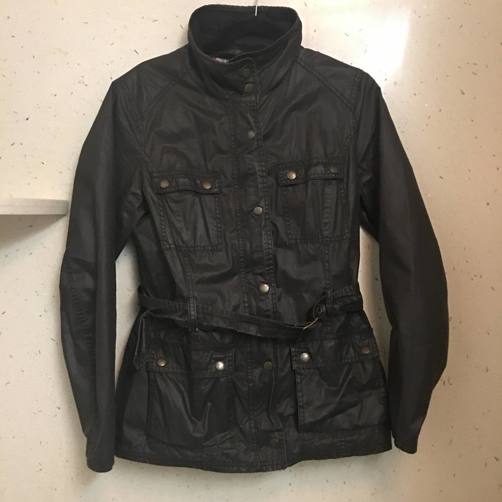 H&M L.O.G.G. Lined Belted Utility Jacket